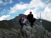 76 in posa sullo sfondo di Cima Valmora...